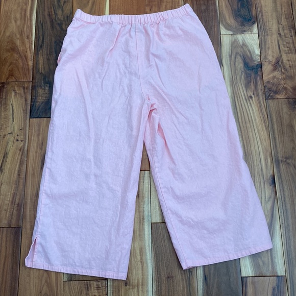 WOMANS JAY DAY CAPRI PINK EMBROIDERY OUTFIT SIZE XL - Picture 4 of 7